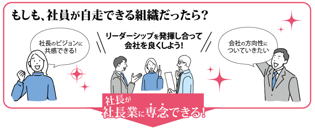 もし社員が自走できる組織なら